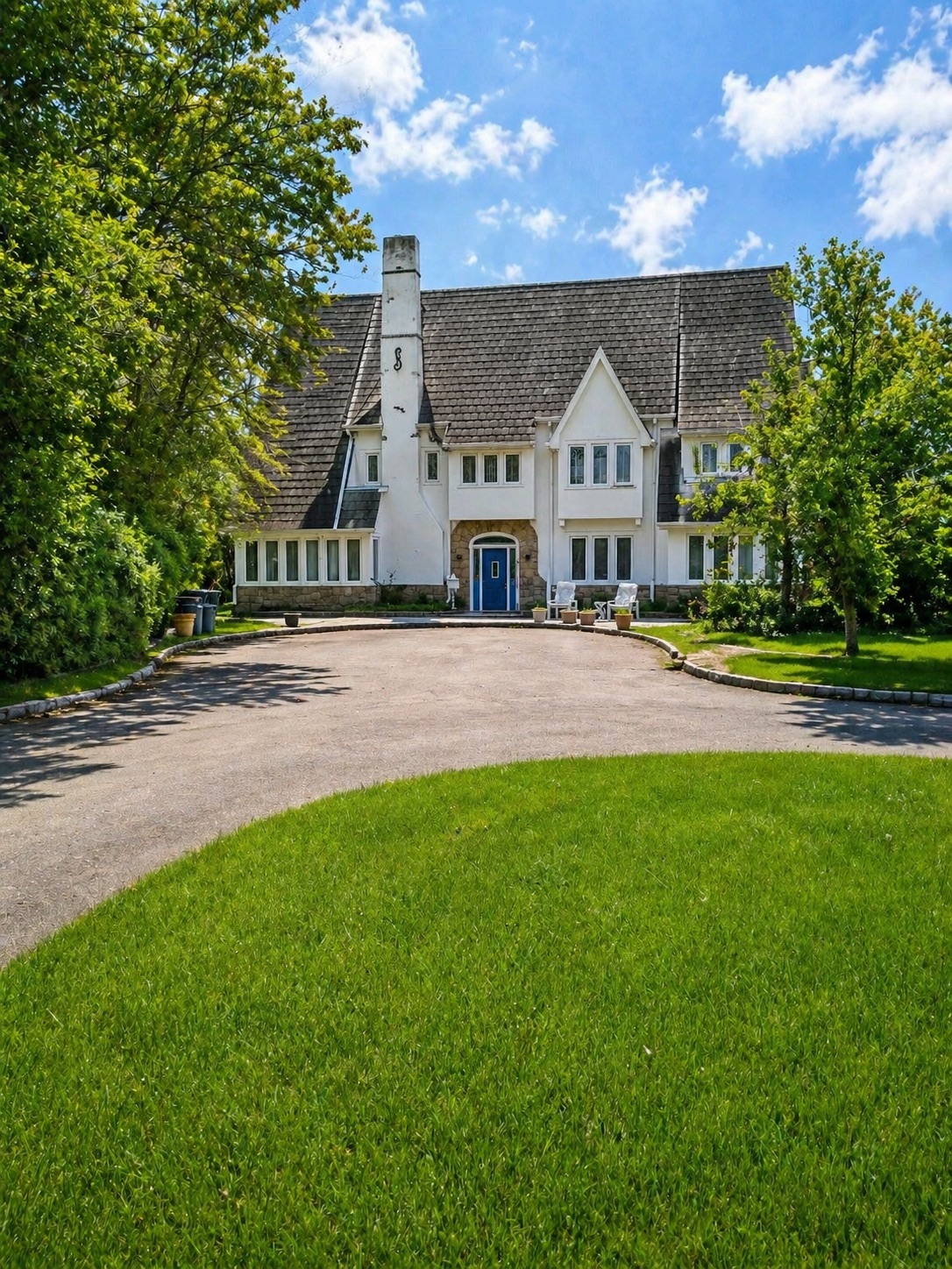 Front exterior of the residence at 159 Ocean Avenue