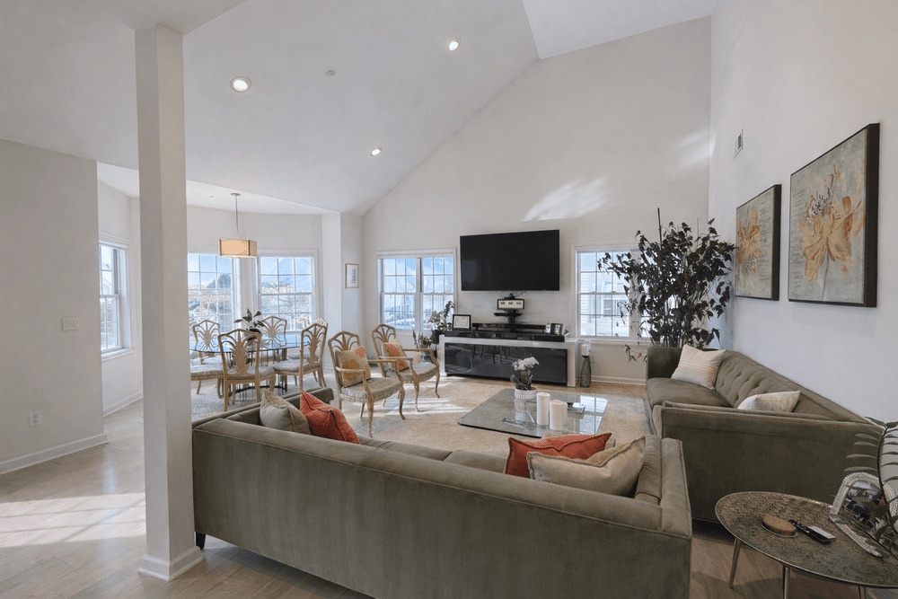 Bright living room at 52 Autumn Drive